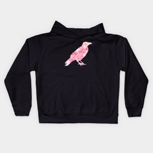 Pink Bird Kids Hoodie